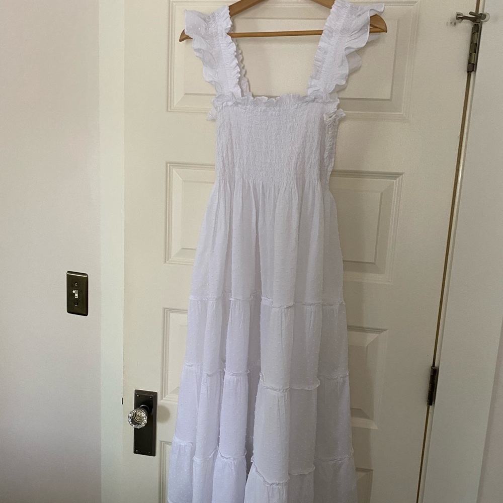 Hill House Home Ellie Nap Dress Swiss Dot Large